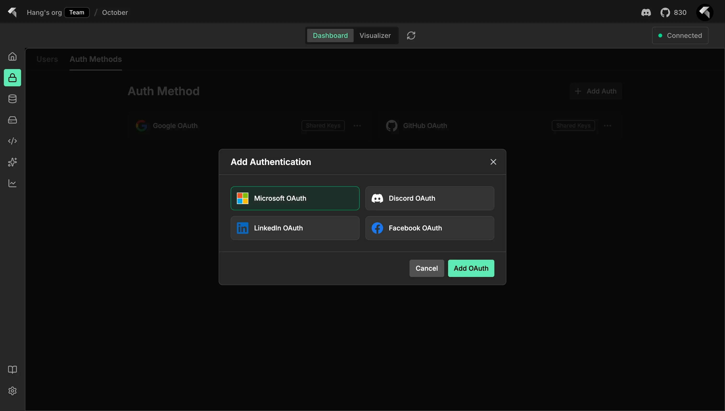 OAuth Providers - LinkedIn, Microsoft, Facebook, and Discord